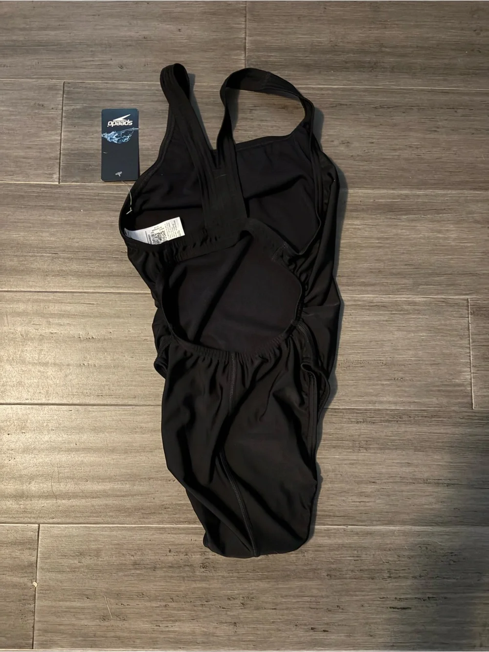 Speedo Black Team One-Piece Swimsuit